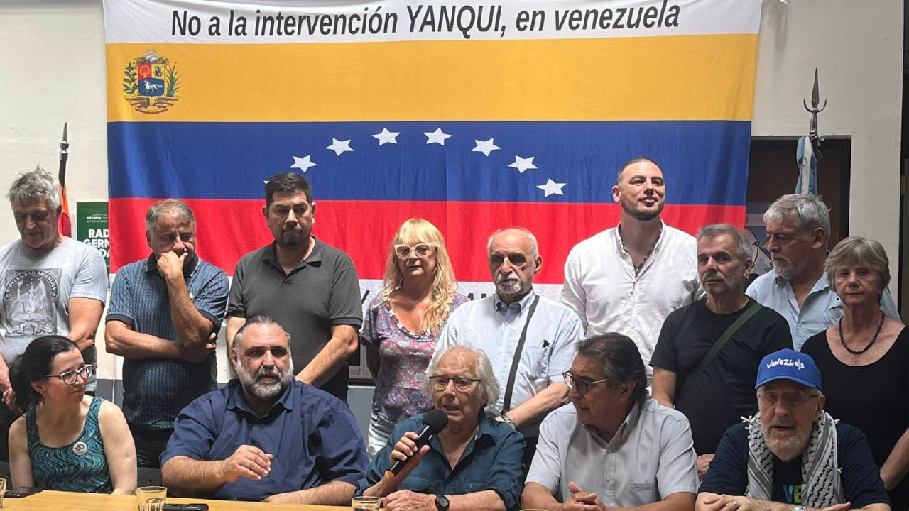 “¡No a la injerencia de Estados Unidos en América Latina y el Caribe!”