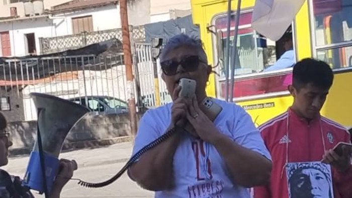 Para la libertad: un momento particular de las jornadas vividas en Jujuy, fue aquel en el que se reclamó la libertad plena de Milagro Sala.