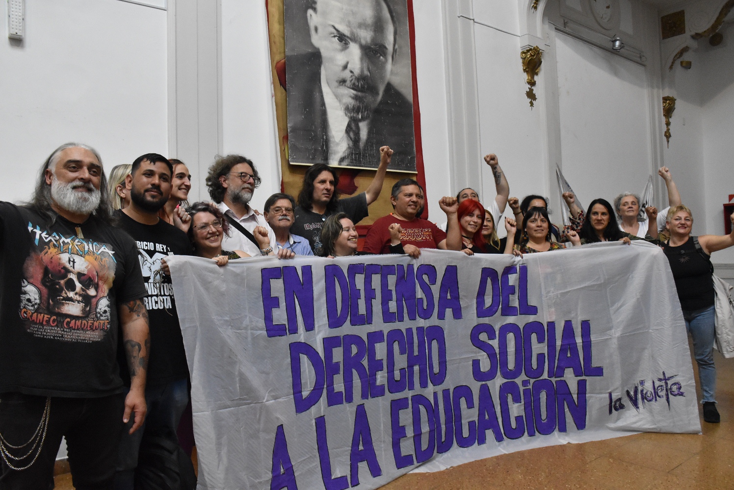 Maestros: con representantes de todo el país, La Violeta Docente, participó de las actividades congresales.